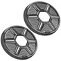 Fusion Apollo&trade; 8.8" Shielded Grey Speaker Grilles (Pair)