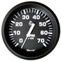 Faria Euro Black 4 Tachometer - 7,000 RPM (Gas - All Outboard)