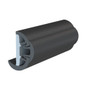 TACO SuproFlex Rub Rail Kit w/Flex Vinyl Overlay Insert - 2"H x 1-1/4"W x 60'L - Black w/Black Insert
