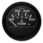 Faria Euro Black 2 Water Temperature Gauge (100-250F)