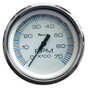 Faria Chesapeake White SS 4 Tachometer - 7,000 RPM (Gas - All Outboards)