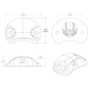 Lumitec Barbados Courtesy Accent LED Light - Black w/White Light