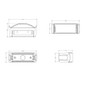 Lumitec Contour Series Inset Navigation Light - Starboard Green