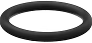 Black - EPDM - 70A Durometer - Size 049