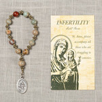 St. Anne Infertility Decade Rosary with Prayer Card thumbnail 1