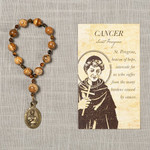 St. Peregrine Cancer Healing Decade Rosary with Card thumbnail 1