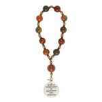 St. Dymphna Alzheimers/Dementia Decade Rosary with Card