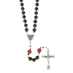 RCIA Black Wood Rosary with Prayer Card thumbnail 2