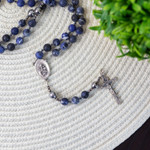 St. Joseph Blue Memorial Rosary thumbnail 1