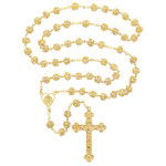 Fatima Gold & Crystal Rosary thumbnail 4