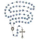 Blue Crystal Butterfly Rosary thumbnail 4