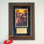 Mary Untier of Knots with Marriage Prayer Framed 8 x 14 thumbnail 2