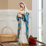 Gilded Madonna & Child Statue - 24