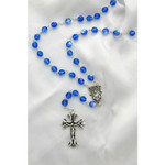 Swarovski Sapphire Blue Rosary, 8mm thumbnail 1