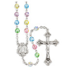 Swarovski Crystal & Sterling Silver Rosary thumbnail 4