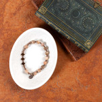 Moonstone & Copper St. Benedict Rosary Bracelet
