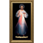 Divine Mercy with Gold Frame [8 x 16] thumbnail 1