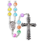 Pastel Multicolor Marbelized Rosary thumbnail 2