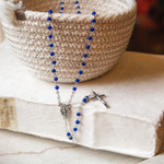 Petite Blue Miraculous Rosary thumbnail 3