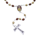 St. Francis & St. Clare Tau Rosary thumbnail 1