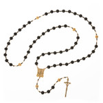 Onyx & Gold Rosary for Priests thumbnail 4