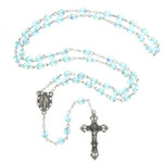 Aqua-Blue March Birthstone Rosary thumbnail 2