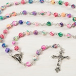 Colorful Clay Bead Rosary thumbnail 2