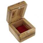 First Communion Olive Wood Rosary Box thumbnail 2