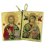Virgin of Perpetual Help & Christ The Teacher Rosary Icon Pouch thumbnail 1