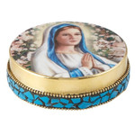 Mary in the Garden Mosaic Rosary Case