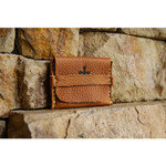 Premium Tan Leather Rosary Pouch