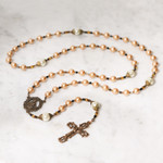Our Lady of Mt. Carmel Golden Pearls Rosary