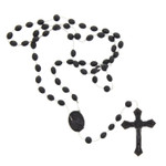 Black Plastic Rosaries - Package of 100 thumbnail 2