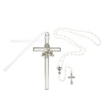 FC White Chalice Cross & Rosary thumbnail 1