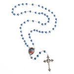 Blue Pearl Mother Teresa Rosary thumbnail 3