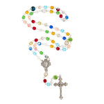 Multicolored 6mm Glass Rosary thumbnail 2