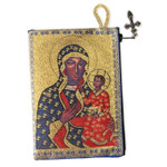 Our Lady of Czestochowa Rosary Pouch