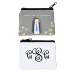 Personalized Our Lady of Lourdes Rosary Pouch thumbnail 3