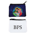 Personalized Holy Family Stained Glass Rosary Pouch thumbnail 2