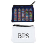 Personalized Chartres Cathedral Stained Glass Rosary Pouch thumbnail 2