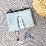 Our Lady of Lourdes Rosary and Pouch Set thumbnail 1