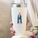 The Immaculate Conception Personalized 20 oz. White Tumbler thumbnail 1