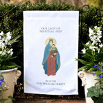 Our Lady of Perpetual Help Personalized Garden Flag thumbnail 1