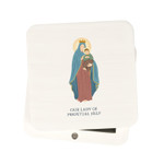 Our Lady of Perpetual Help White Magnetic box