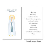 Our Lady of Lourdes Personalized Prayer Card thumbnail 2