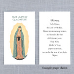 Our Lady of Guadalupe Personalized Prayer Card thumbnail 1