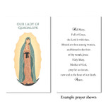 Our Lady of Guadalupe Personalized Prayer Card thumbnail 2