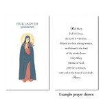 Our Lady of Sorrows Personalized Prayer Card thumbnail 2