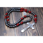 Gunmetal St. Benedict Paracord Rosary - Multiple Colors thumbnail 5