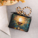 Personalized Holy Eucharist Rosary Pouch thumbnail 1